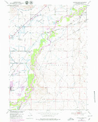 Riverton East 1950 topographic map thumbnail