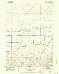 Riverton NE 1952 topographic map thumbnail