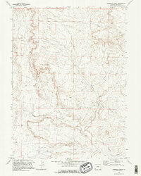 Roberson Creek 1969 topographic map thumbnail
