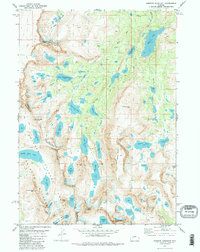 Roberts Mountain 1981 topographic map thumbnail