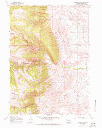 Robinson Canyon 1967 topographic map thumbnail