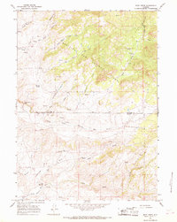 Rock Creek 1964 topographic map thumbnail