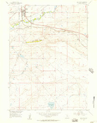 Rock River 1955 topographic map thumbnail