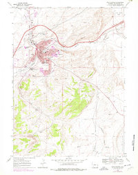 Rock Springs 1968 topographic map thumbnail