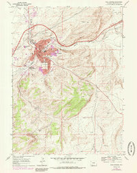 Rock Springs 1968 topographic map thumbnail