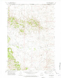 Rocky Butte 1972 topographic map thumbnail