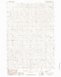 Rocky Butte Gulch 1984 topographic map thumbnail