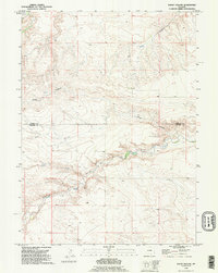 Rocky Hollow 1990 topographic map thumbnail