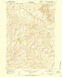 Rolling Pin Ranch 1953 topographic map thumbnail