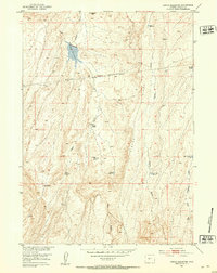 Rongis Reservoir 1952 topographic map thumbnail