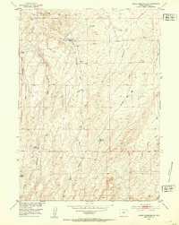 Rongis Reservoir SE 1952 topographic map thumbnail