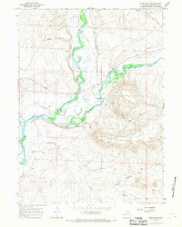 Ross Butte 1964 topographic map thumbnail