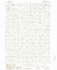 Ross Flat 1984 topographic map thumbnail