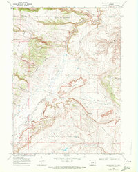 Roughlock Hill 1968 topographic map preview