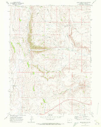 Round Mountain 1969 topographic map thumbnail