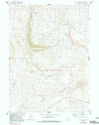 Round Mountain 1969 topographic map thumbnail