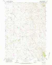 Rozet NW 1971 topographic map thumbnail