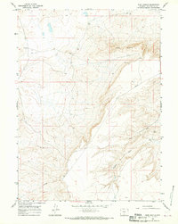 Ruby Knolls 1966 topographic map preview