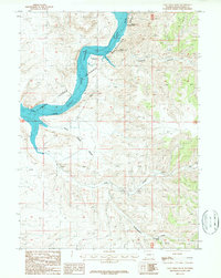 Sage Creek Basin 1987 topographic map thumbnail