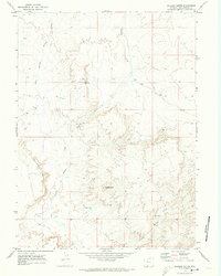 Salazar Butte 1970 topographic map thumbnail