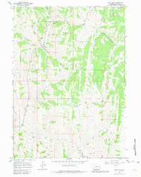 Salt Flat 1967 topographic map thumbnail