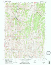 Salt Flat 1967 topographic map thumbnail