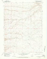 Sand Butte Rim SE 1968 topographic map thumbnail