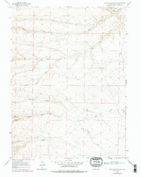 Sand Butte Rim SE 1968 topographic map thumbnail