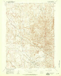 Sand Draw 1958 topographic map thumbnail