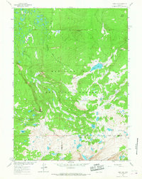Sand Lake 1961 topographic map thumbnail