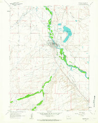 Saratoga 1961 topographic map thumbnail