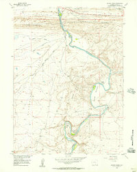 Savage Ranch 1955 topographic map preview