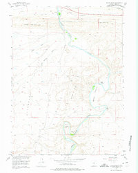 Savage Ranch 1955 topographic map thumbnail