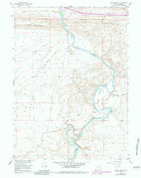 Savage Ranch 1955 topographic map thumbnail
