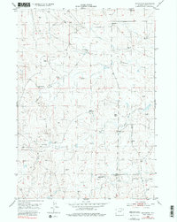 Savageton 1953 topographic map thumbnail
