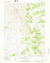 Sawtooth Mountain 1962 topographic map thumbnail