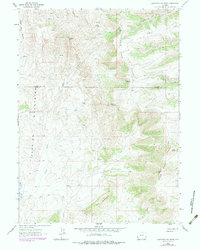 Sawtooth Mountain 1962 topographic map thumbnail