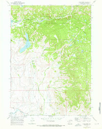 Scab Creek 1968 topographic map thumbnail