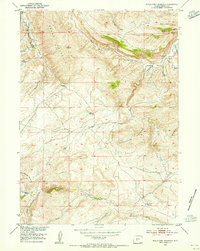 Schlichting Mountain topographic map thumbnail