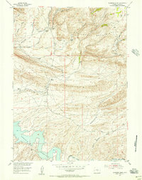 Schneider Ridge 1953 topographic map thumbnail
