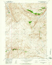 Schoettlin Mountain 1958 topographic map thumbnail