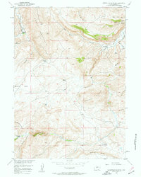 Schoettlin Mountain 1958 topographic map thumbnail
