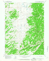 School Section Mountain 1964 topographic map thumbnail