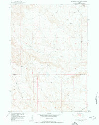 Schuster Flats NE 1951 topographic map preview
