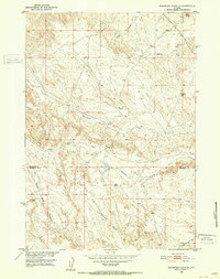 Schuster Flats NE 1951 topographic map thumbnail