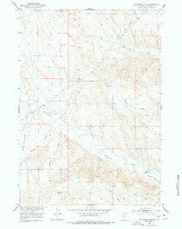 Schuster Flats SE 1951 topographic map thumbnail