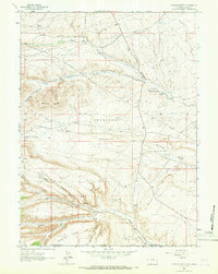 Scrivner Butte 1963 topographic map thumbnail