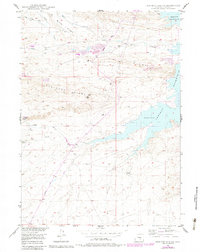 Seminoe Dam SW 1953 topographic map thumbnail