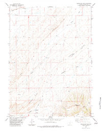 Separation Peak 1983 topographic map thumbnail