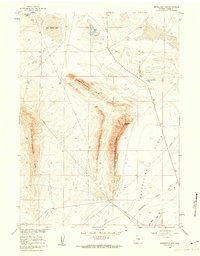 Separation Rim 1960 topographic map thumbnail